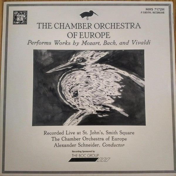 Mozart*, Bach*, Vivaldi*, The Chamber Orchestra Of Europe, Alexander Schneider : Performs Works By Mozart, Bach, And Vivaldi (LP)