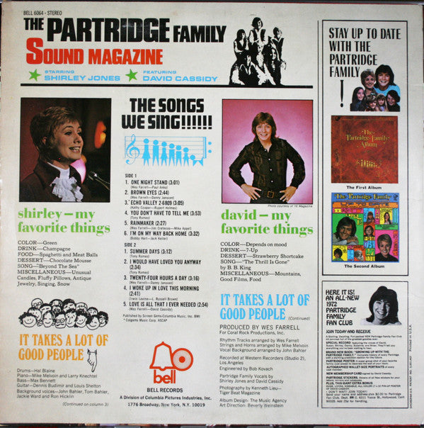 The Partridge Family : The Partridge Family Sound Magazine (LP, Album, Phi)