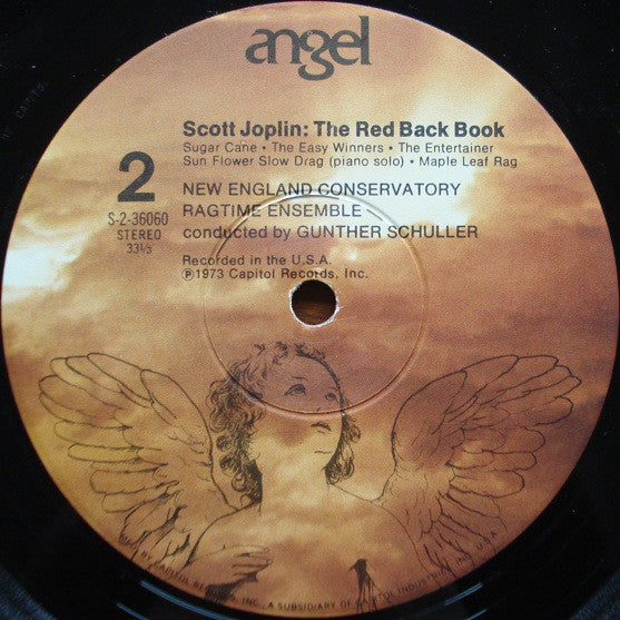 Scott Joplin, The New England Conservatory Ragtime Ensemble Conducted By Gunther Schuller : The Red Back Book (LP, Album, Los)