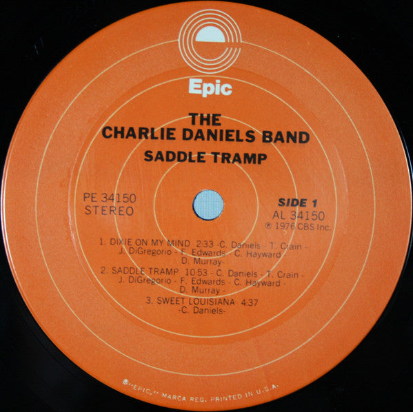 The Charlie Daniels Band : Saddle Tramp (LP, Album, Ter)