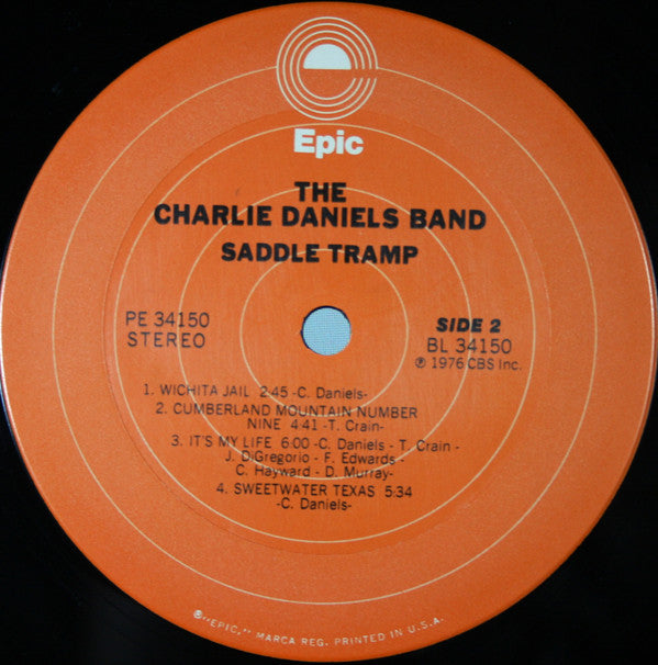The Charlie Daniels Band : Saddle Tramp (LP, Album, Ter)