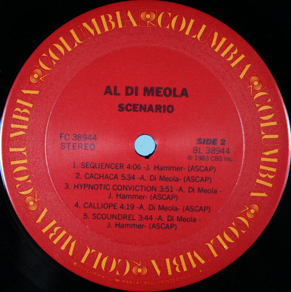 Al Di Meola : Scenario (LP, Album, Pit)