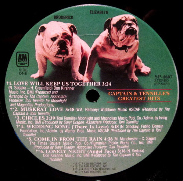 Captain & Tennille* : Greatest Hits (LP, Comp, Pit)