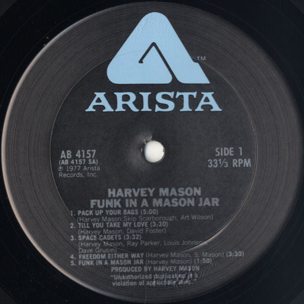 Harvey Mason : Funk In A Mason Jar (LP, Album)