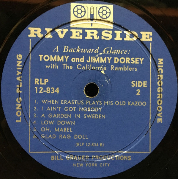 Tommy Dorsey, Jimmy Dorsey, California Ramblers : A Backward Glance (LP, Comp, Mono)