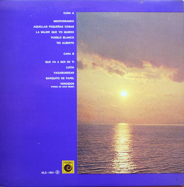 Joan Manuel Serrat : Mediterráneo (LP, Album, RE, Gat)