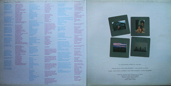 Joan Manuel Serrat : Mediterráneo (LP, Album, RE, Gat)
