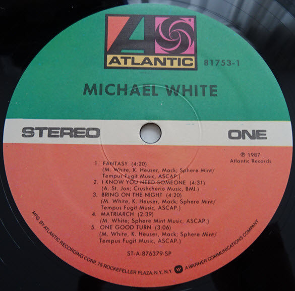 Michael White (23) : Michael White (LP, Album, Spe)