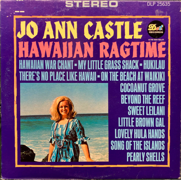Jo Ann Castle : Hawaiian Ragtime (LP, Album)