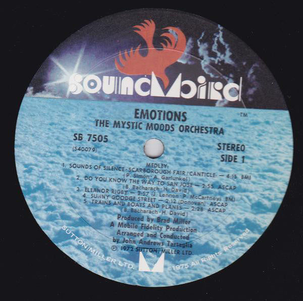 The Mystic Moods Orchestra : Emotions (LP, Album, RE)