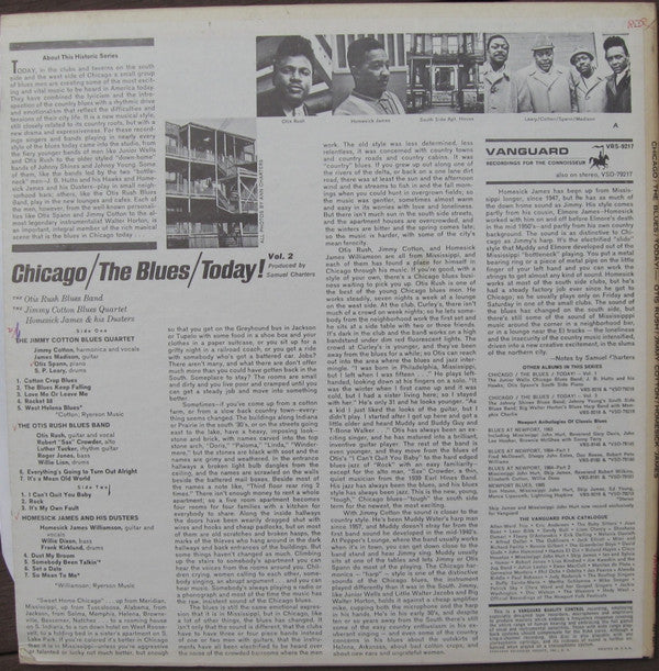 Various : Chicago/The Blues/Today! Vol. 2 (LP, Album, Mono)