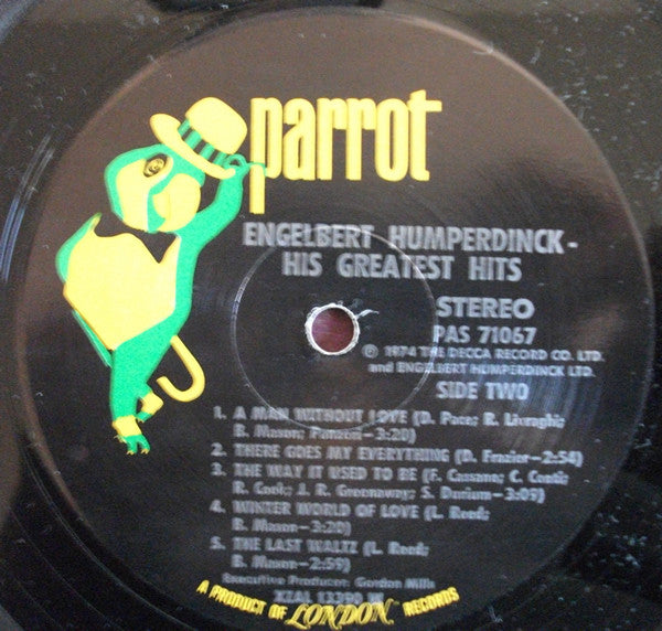 Engelbert Humperdinck : His Greatest Hits (LP, Comp, Wad)