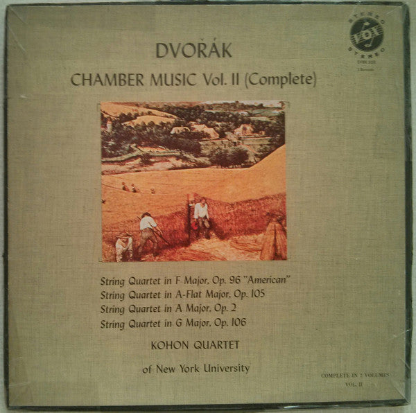 Dvořák*, Kohon Quartet Of New York University* : Chamber Music Vol. II (Complete) (3xLP + Box)