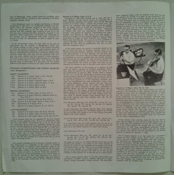 Dvořák*, Kohon Quartet Of New York University* : Chamber Music Vol. II (Complete) (3xLP + Box)