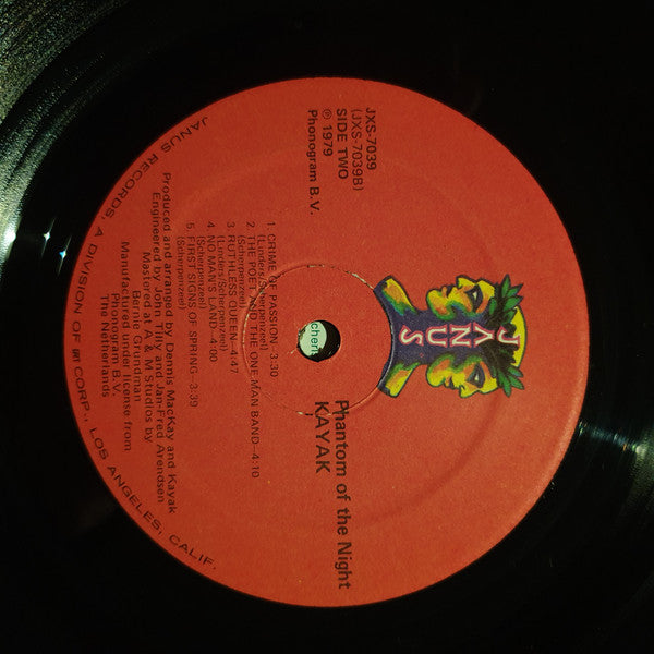 Kayak : Phantom Of The Night  (LP, Album, GRT)
