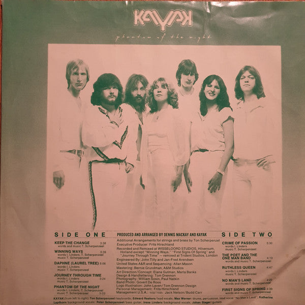 Kayak : Phantom Of The Night  (LP, Album, GRT)