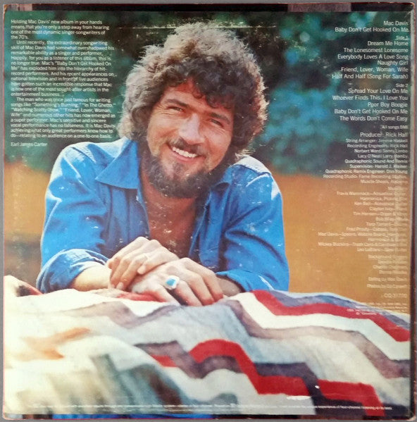 Mac Davis : Baby Don't Get Hooked On Me (LP, Album, Quad)