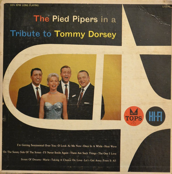 The Pied Pipers : A Tribute To Tommy Dorsey (LP, Album, Mono)