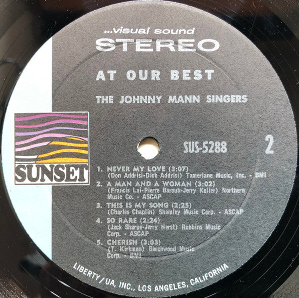 The Johnny Mann Singers : At Our Best (LP, Comp)