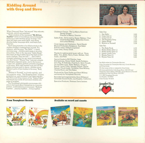 Greg & Steve* : Kidding Around With Greg & Steve (LP, Album)