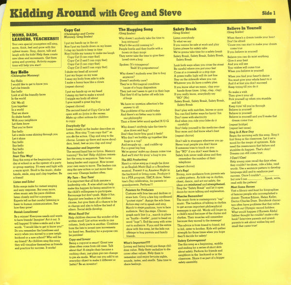 Greg & Steve* : Kidding Around With Greg & Steve (LP, Album)