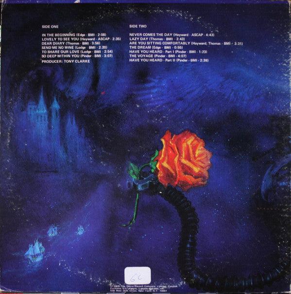 The Moody Blues : On The Threshold Of A Dream (LP, Album, Ter)