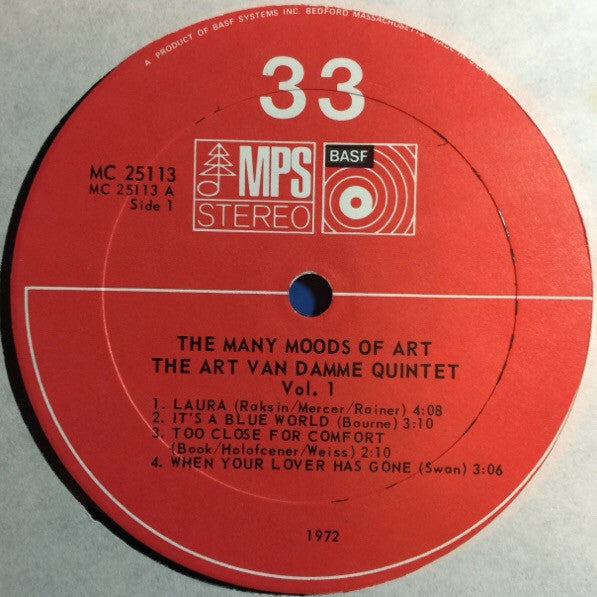 The Art Van Damme Quintet : The Many Moods Of Art (2xLP, Album)