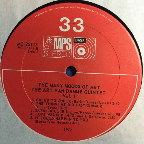 The Art Van Damme Quintet : The Many Moods Of Art (2xLP, Album)