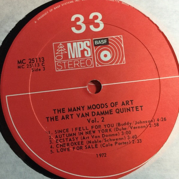 The Art Van Damme Quintet : The Many Moods Of Art (2xLP, Album)