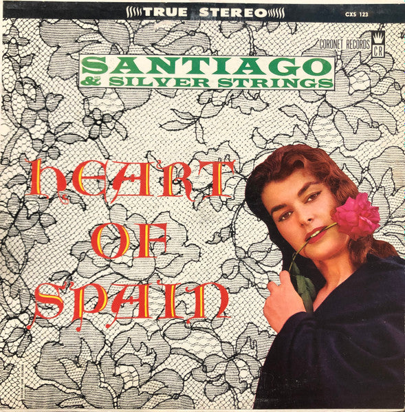 Santiago And His Silver Strings : Heart Of Spain (LP, Album)