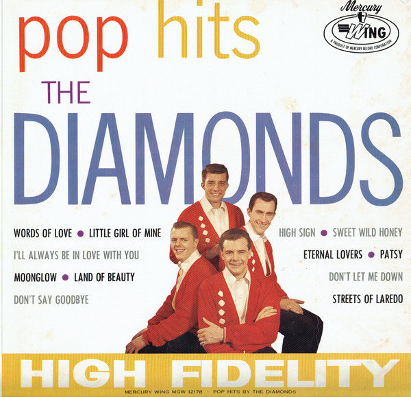 The Diamonds : Pop Hits (LP, Comp, Mono)