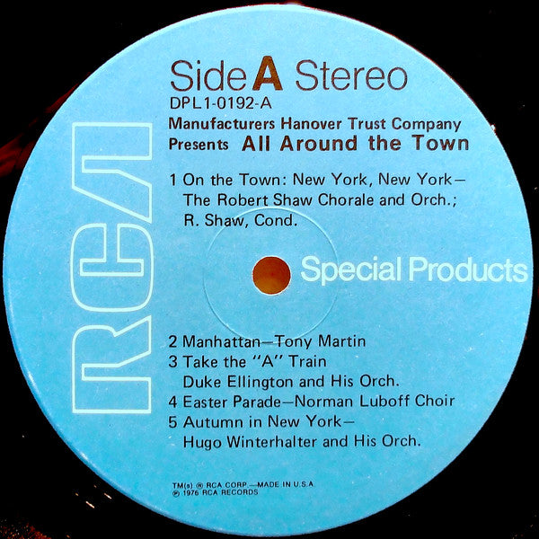 Various : All Around The Town (LP, Comp)