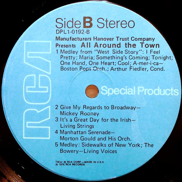 Various : All Around The Town (LP, Comp)