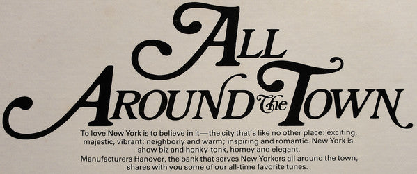 Various : All Around The Town (LP, Comp)