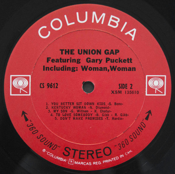 The Union Gap Featuring Gary Puckett* : Woman, Woman (LP, Album)
