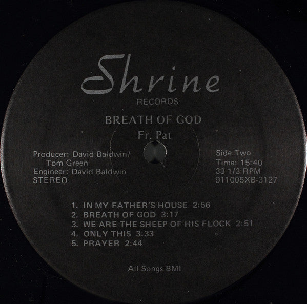 Father Pat : Breath Of God (LP)