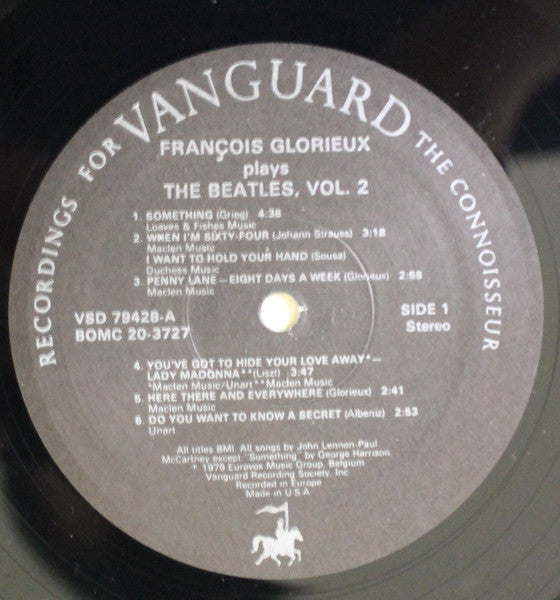 François Glorieux : François Glorieux Plays The Beatles Vol. 2 (LP, Album)