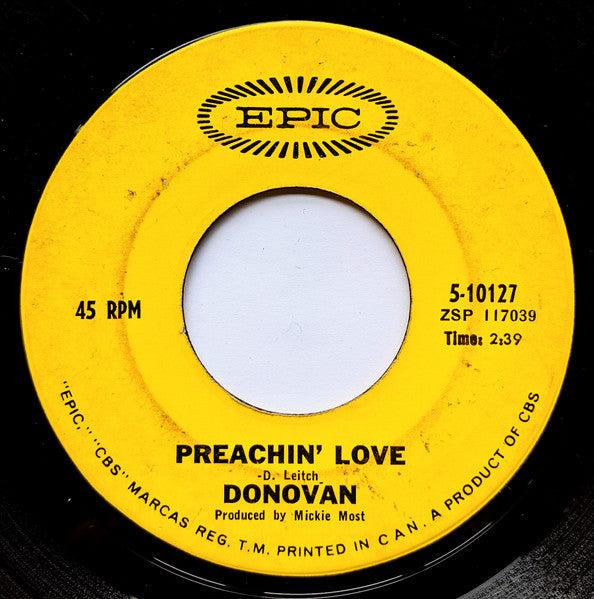 Donovan : Epistle To Dippy (7", Single)