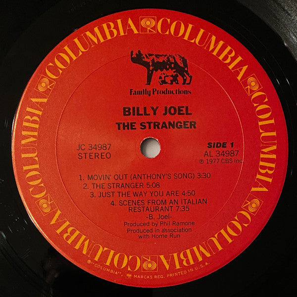 Billy Joel : The Stranger (LP, Album, Pit)