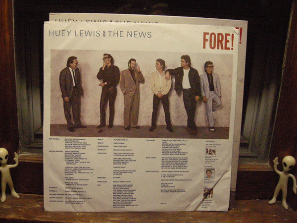 Huey Lewis And The News* : Fore! (LP, Album, Club)