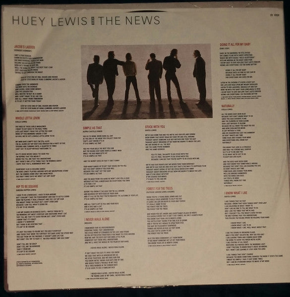 Huey Lewis And The News* : Fore! (LP, Album, Club)