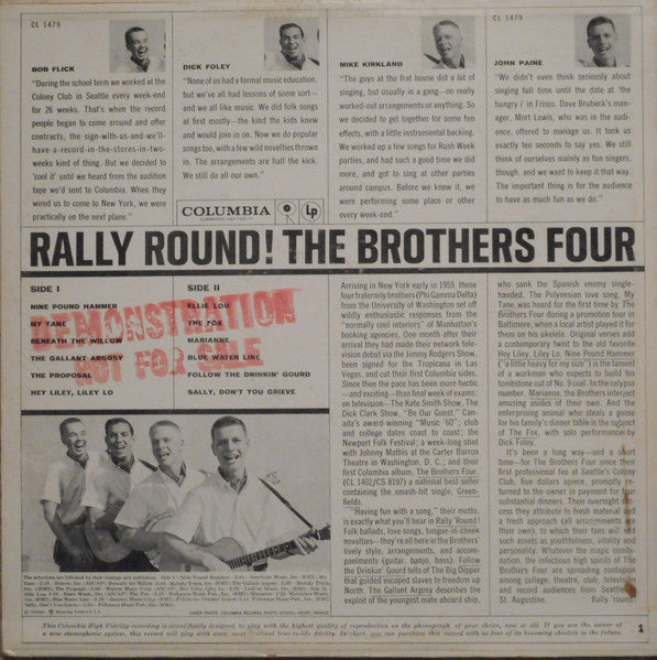 The Brothers Four : Rally 'Round (LP, Album)