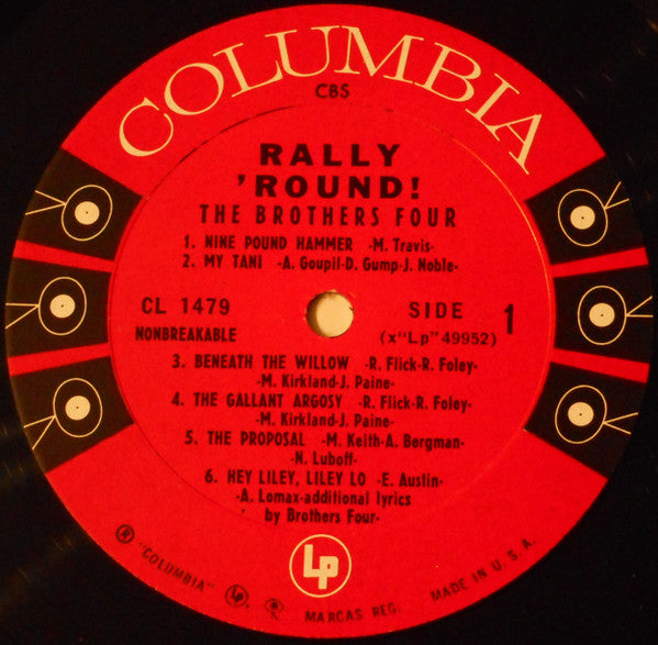 The Brothers Four : Rally 'Round (LP, Album)