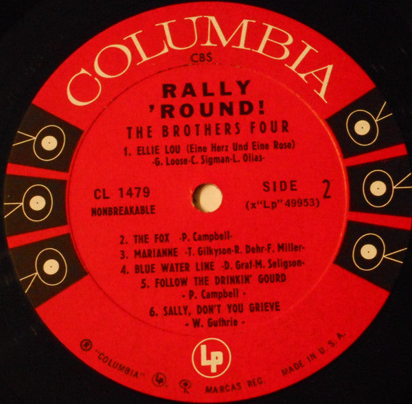 The Brothers Four : Rally 'Round (LP, Album)