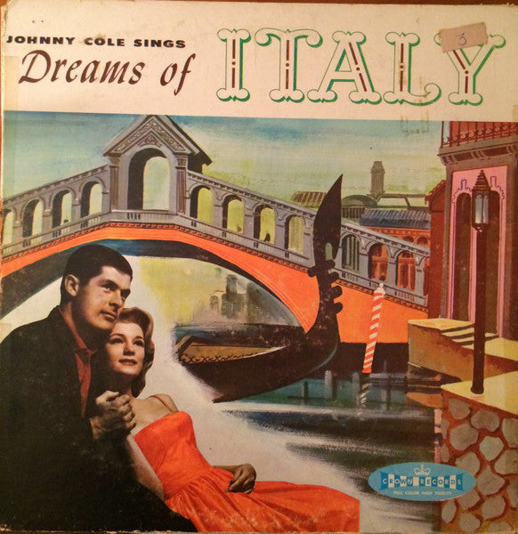 Johnny Cole : Dreams Of Italy (LP, Album, Red)