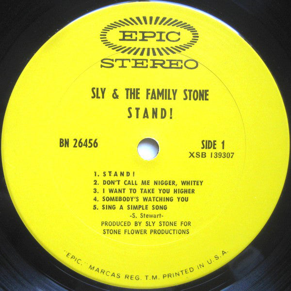 Sly And The Family Stone* : Stand! (LP, Album, San)