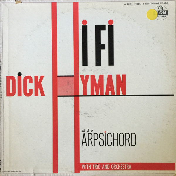 Dick Hyman : Dick Hyman & Harpsichord In HI-FI (LP, Album, Mono)