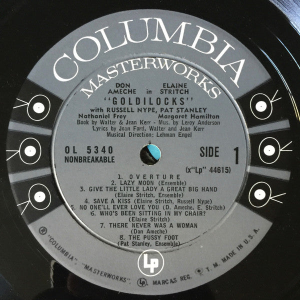 Don Ameche, Elaine Stritch : Goldilocks (LP, Mono)