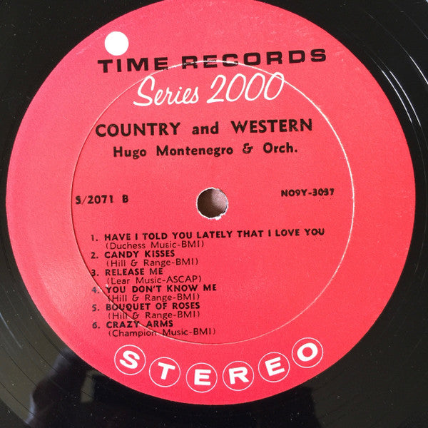 Hugo Montenegro : Country And Western (LP, Album)
