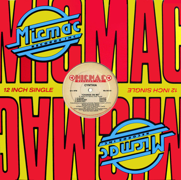 Cynthia : Change On Me (12")